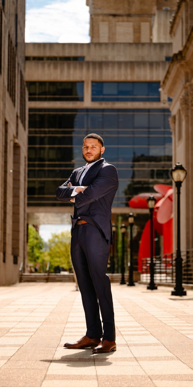 Rodney Vining Jr., Founding Attorney at Vining Law Firm, in downtown New Haven, Connecticut