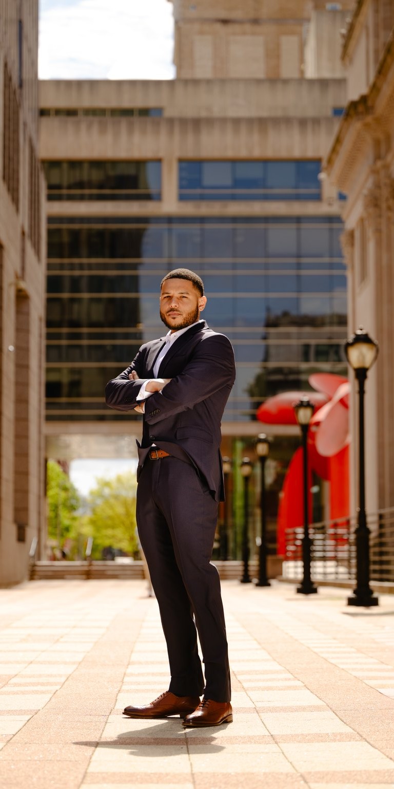 Rodney Vining Jr., Founding Attorney at Vining Law Firm, in downtown New Haven, Connecticut